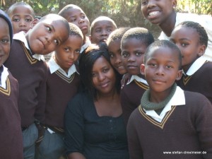 Teacher Ayanda and Sisonke students Teacher Ayanda and Sisonke students